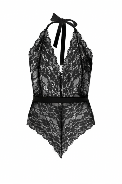 Flora Lace Tie-Knot Bodysuit
