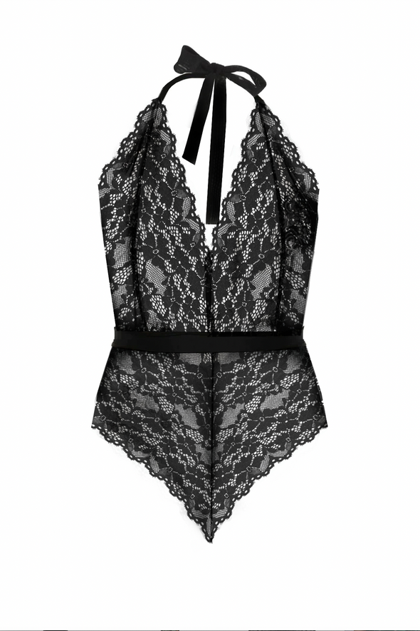Flora Lace Tie-Knot Bodysuit