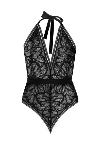 Angelic Lace Tie-Knot Bodysuit