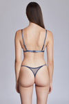 Essential Triangle Kadın Siyah Dantel Bralet