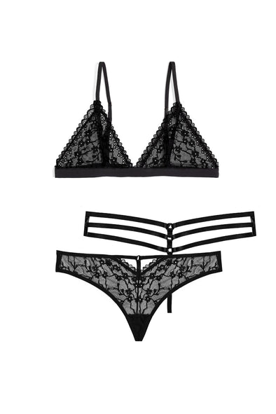 Flora Lace Lingerie Set