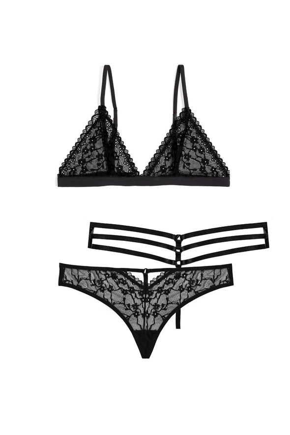 Flora Lace Lingerie Set