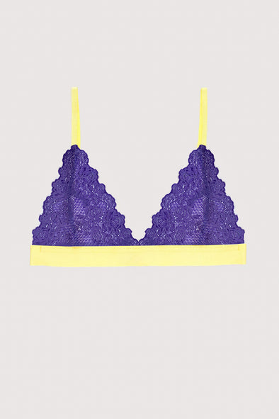 Essential Lace Kadın Dantelli Üçgen Bralet