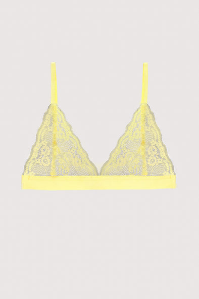 Essential Lace Kadın Dantelli Üçgen Bralet