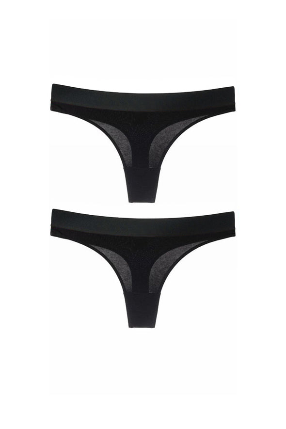 Mila Cotton 2-Pack Thonge